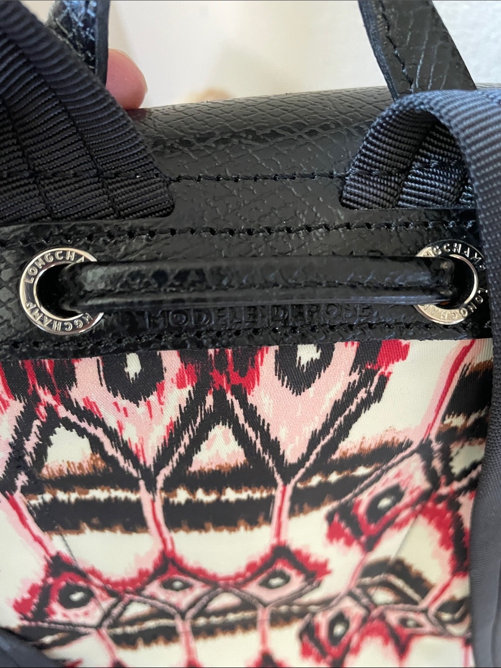 NWOT Longchamp graphic print backpack - Picture 3 of 6